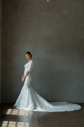 The Modest Bridal Collection by Barbie Style #MBC 7269 #3 frontface vertical thumbnail