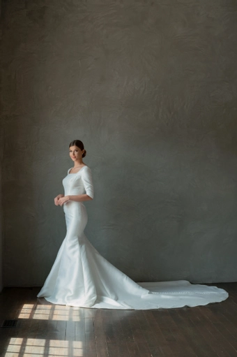 The Modest Bridal Collection by Barbie Style #MBC 7269 #4 frontface vertical thumbnail