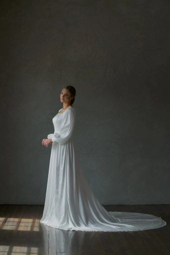 The Modest Bridal Collection by Barbie Style #MBC 7270 #6 frontface vertical thumbnail