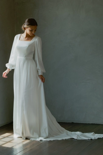 The Modest Bridal Collection by Barbie Style #MBC 7270 #2 frontface vertical thumbnail