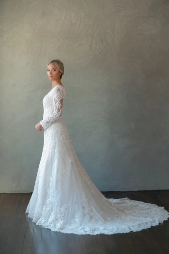The Modest Bridal Collection by Barbie Style #MBC 7271 #3 vertical thumbnail