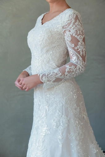 The Modest Bridal Collection by Barbie Style #MBC 7271 #6 vertical thumbnail