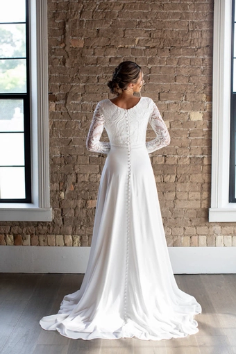 The Modest Bridal Collection by Barbie Style #MBC 7272 #4 default backface vertical thumbnail