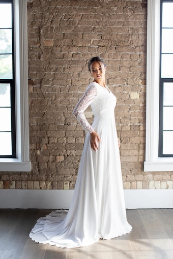 The Modest Bridal Collection by Barbie Style #MBC 7272 #1 frontface vertical thumbnail