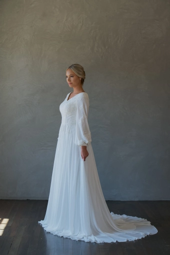 The Modest Bridal Collection by Barbie Style #MBC 7273 #2 frontface vertical thumbnail