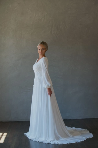The Modest Bridal Collection by Barbie Style #MBC 7273 #4 frontface vertical thumbnail