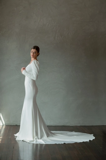 The Modest Bridal Collection by Barbie Style #MBC 7274 #7 vertical thumbnail