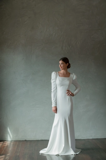 The Modest Bridal Collection by Barbie Style #MBC 7274 #5 frontface vertical thumbnail