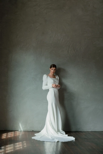 The Modest Bridal Collection by Barbie Style #MBC 7274 #4 frontface vertical thumbnail