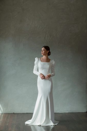 The Modest Bridal Collection by Barbie Style #MBC 7274 #6 frontface vertical thumbnail