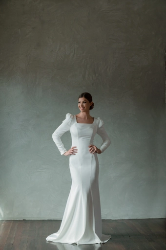 The Modest Bridal Collection by Barbie Style #MBC 7274 #3 frontface vertical thumbnail