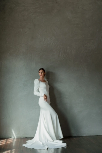The Modest Bridal Collection by Barbie Style #MBC 7274 #1 frontface vertical thumbnail