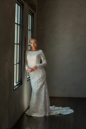 The Modest Bridal Collection by Barbie Style #MBC 7275 #3 frontface vertical thumbnail