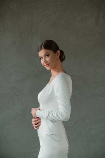 The Modest Bridal Collection by Barbie Style #MBC 7276 #7 vertical cropped thumbnail
