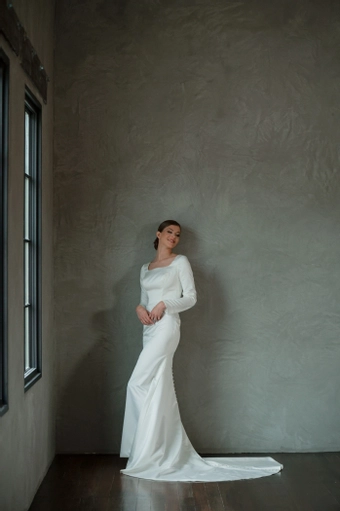 The Modest Bridal Collection by Barbie Style #MBC 7276 #1 frontface vertical thumbnail