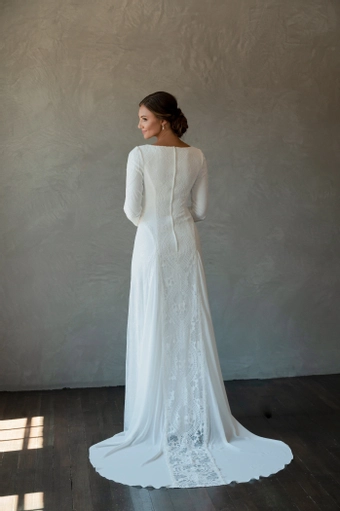 The Modest Bridal Collection by Barbie Style #MBC 7277 #9 backface vertical thumbnail