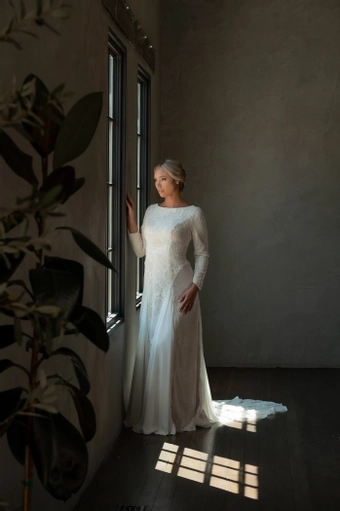 The Modest Bridal Collection by Barbie Style #MBC 7277 #2 frontface vertical thumbnail