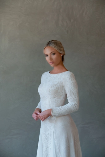 The Modest Bridal Collection by Barbie Style #MBC 7277 #10 frontface vertical cropped thumbnail