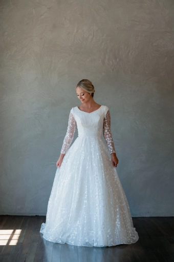 The Modest Bridal Collection by Barbie Style #MBC 7278 #3 frontface vertical thumbnail