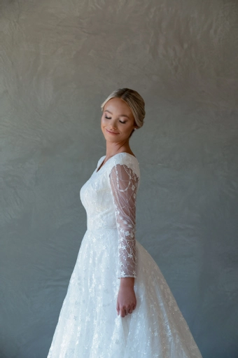 The Modest Bridal Collection by Barbie Style #MBC 7278 #7 frontface vertical cropped thumbnail