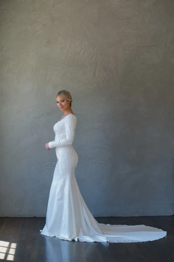 The Modest Bridal Collection by Barbie Style #MBC 7279 #4 vertical thumbnail