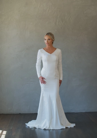 The Modest Bridal Collection by Barbie Style #MBC 7279 #2 frontface vertical thumbnail