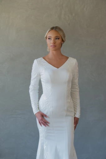 The Modest Bridal Collection by Barbie Style #MBC 7279 #6 frontface vertical cropped thumbnail