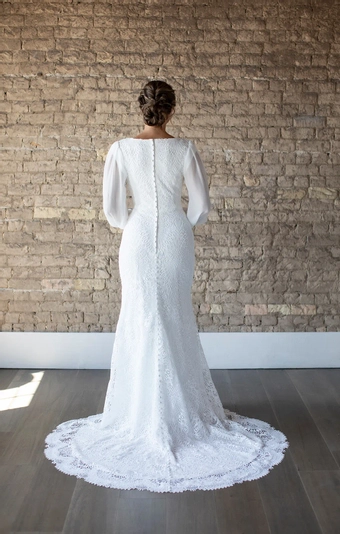 The Modest Bridal Collection by Barbie Style #MBC 7283 #4 default backface vertical thumbnail