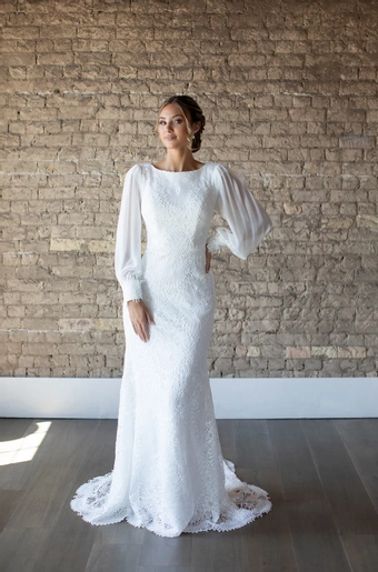 The Modest Bridal Collection by Barbie Style #MBC 7283 #1 frontface vertical thumbnail