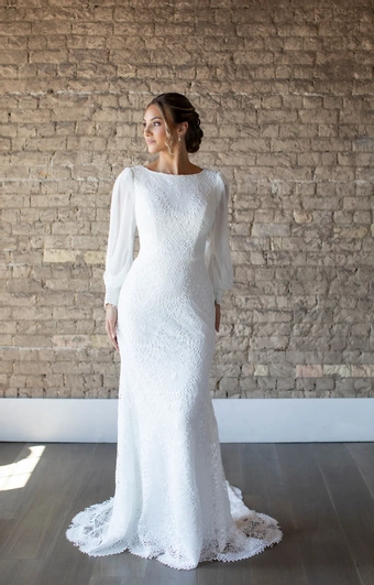 The Modest Bridal Collection by Barbie Style #MBC 7283 #2 frontface vertical thumbnail