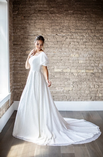 The Modest Bridal Collection by Barbie Style #MBC 7284 #1 frontface vertical thumbnail