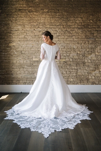 The Modest Bridal Collection by Barbie Style #MBC 7285 #4 default backface vertical thumbnail
