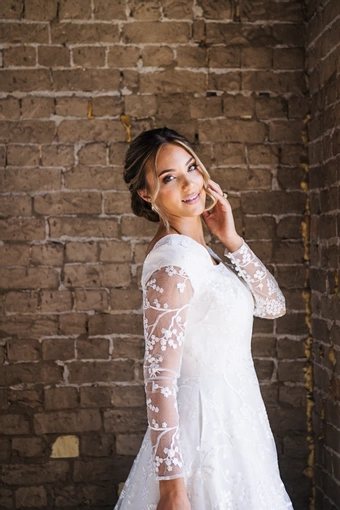 The Modest Bridal Collection by Barbie Style #MBC 7287 #8 frontface vertical cropped thumbnail
