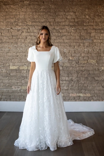 The Modest Bridal Collection by Barbie Style #MBC 7288 #0 default frontface vertical thumbnail