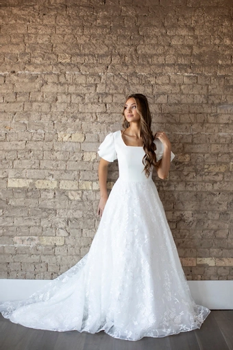 The Modest Bridal Collection by Barbie Style #MBC 7288 #2 frontface vertical thumbnail