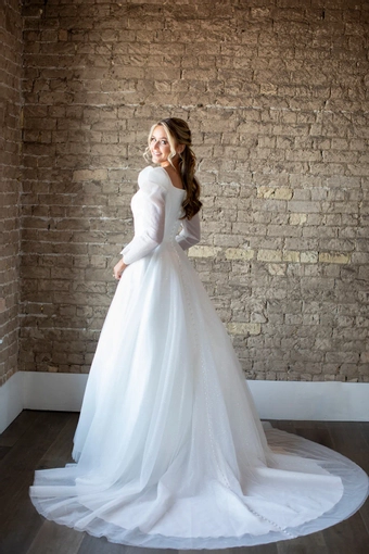 The Modest Bridal Collection by Barbie Style #MBC 7289 #3 backface vertical thumbnail