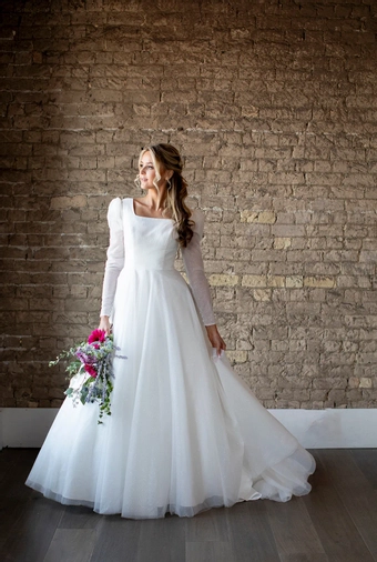 The Modest Bridal Collection by Barbie Style #MBC 7289 #1 frontface vertical thumbnail