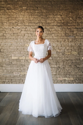 The Modest Bridal Collection by Barbie Style #MBC 7291 #0 default frontface vertical thumbnail