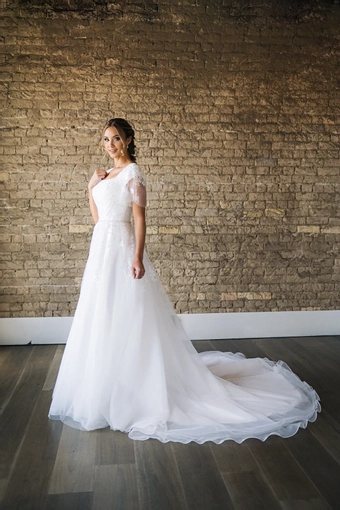 The Modest Bridal Collection by Barbie Style #MBC 7291 #2 frontface vertical thumbnail