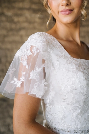 The Modest Bridal Collection by Barbie Style #MBC 7291 #6 frontface vertical cropped thumbnail