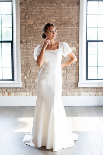 The Modest Bridal Collection by Barbie Style #MBC 7292 #2 frontface vertical thumbnail