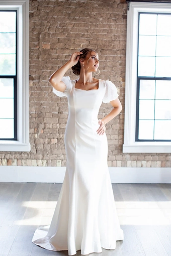 The Modest Bridal Collection by Barbie Style #MBC 7292 #1 frontface vertical thumbnail