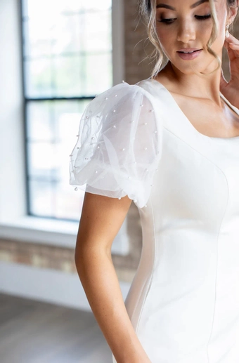 The Modest Bridal Collection by Barbie Style #MBC 7292 #5 frontface vertical cropped thumbnail