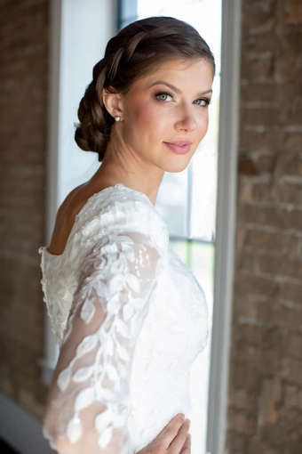 The Modest Bridal Collection by Barbie Style #MBC 7295 #5 vertical cropped thumbnail