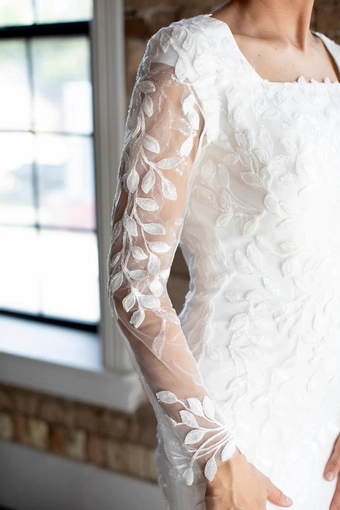 The Modest Bridal Collection by Barbie Style #MBC 7295 #4 frontface vertical cropped thumbnail