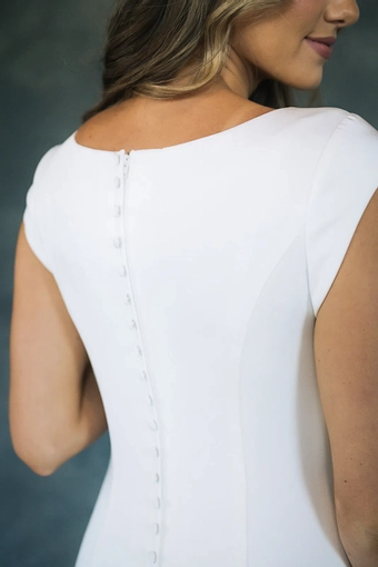 The Modest Bridal Collection by Barbie Style #MBC 7298 #4 backface vertical cropped thumbnail