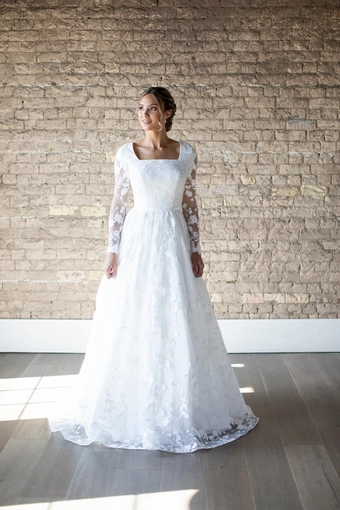 The Modest Bridal Collection by Barbie Style #MBC 7300 #0 default frontface vertical thumbnail