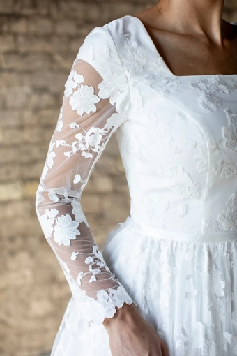 The Modest Bridal Collection by Barbie Style #MBC 7300 #6 frontface vertical cropped thumbnail