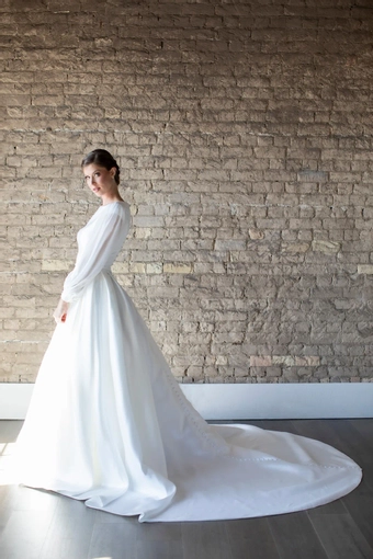 The Modest Bridal Collection by Barbie Style #MBC 7302 #9 vertical thumbnail