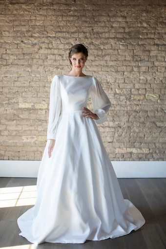The Modest Bridal Collection by Barbie Style #MBC 7302 #0 default frontface vertical thumbnail